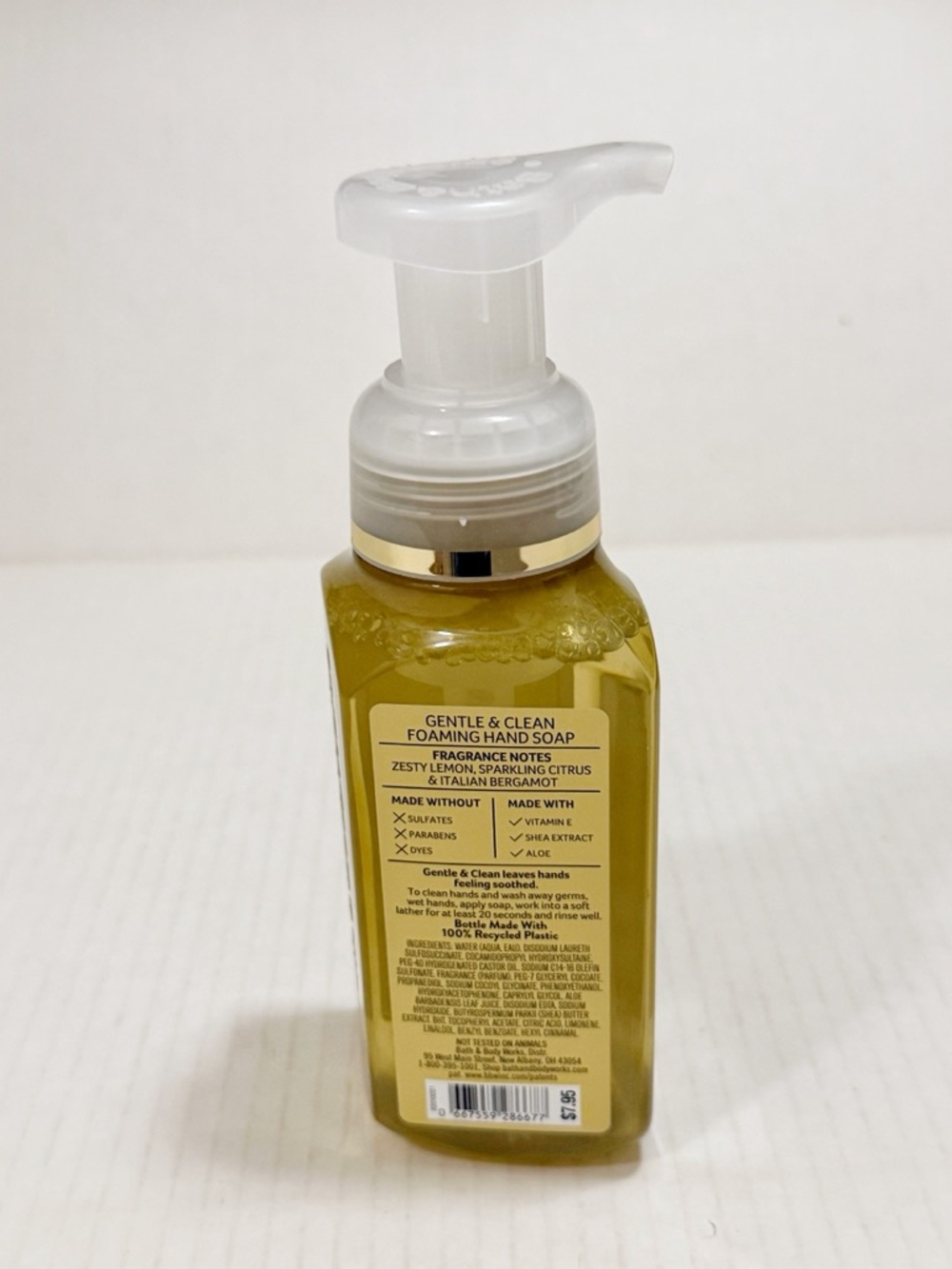 New bath and body works Kitchen Lemon Foaming Hand Soap - Picture 3 of 3